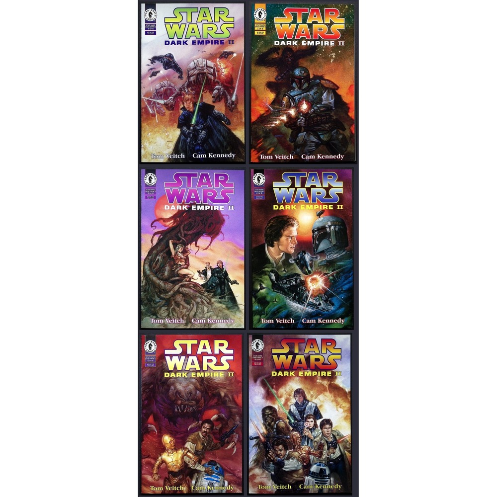 Star Wars Dark Empire II‎ 1-6 Comic Book Lot Dark Horse Comics Tom Veitch